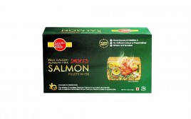 Golden Prize Wild Caught Alaskan Pink Smoked Salmon Fillets In Oil  Box  115 grams
